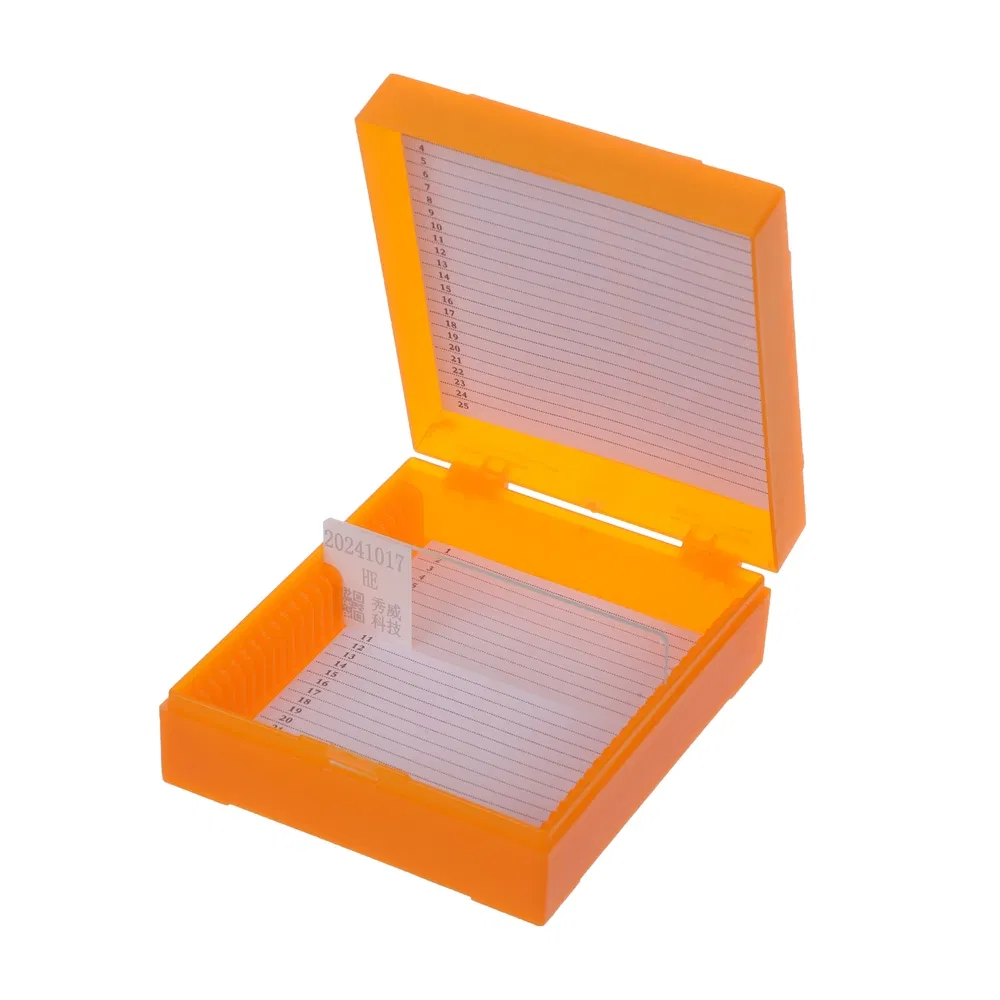 Compact Portable Sample Container Microscope Slide Storage Box Used for Laboratory Management