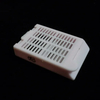 Laboratory Grade White Perforated Disposable Medical Supplies Cassette for Histopathology Workflow Analysis