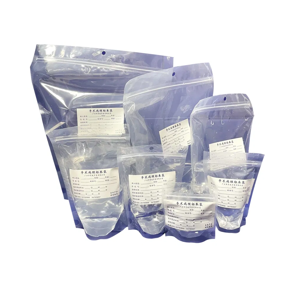 High Quality Customized Size Sample Container Medical Specimen Bag Used for Laboratory