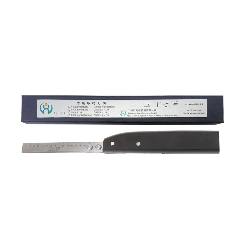 China Manufacturing Biopsy Sampling Surgical Cutting Knife Handle Used for Controlled Tissue Extraction