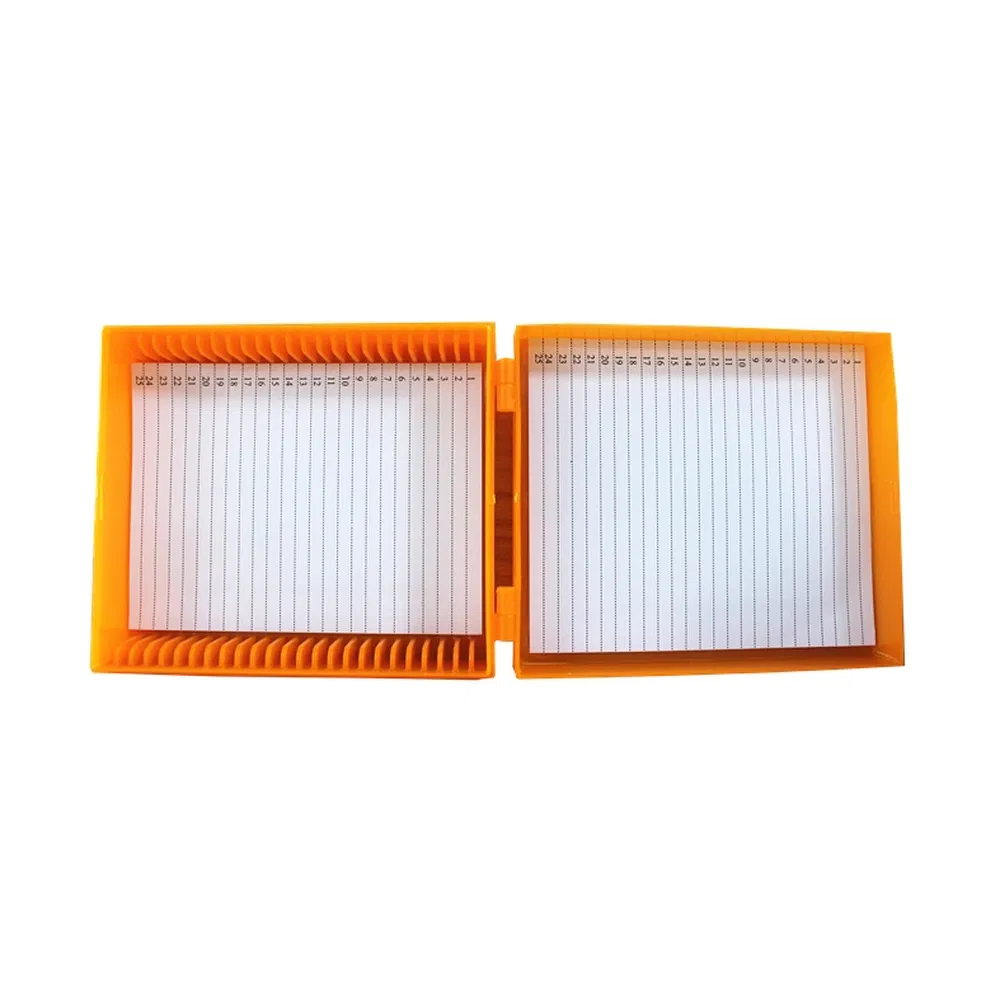 Compact Portable Sample Container Microscope Slide Storage Box Used for Laboratory Management