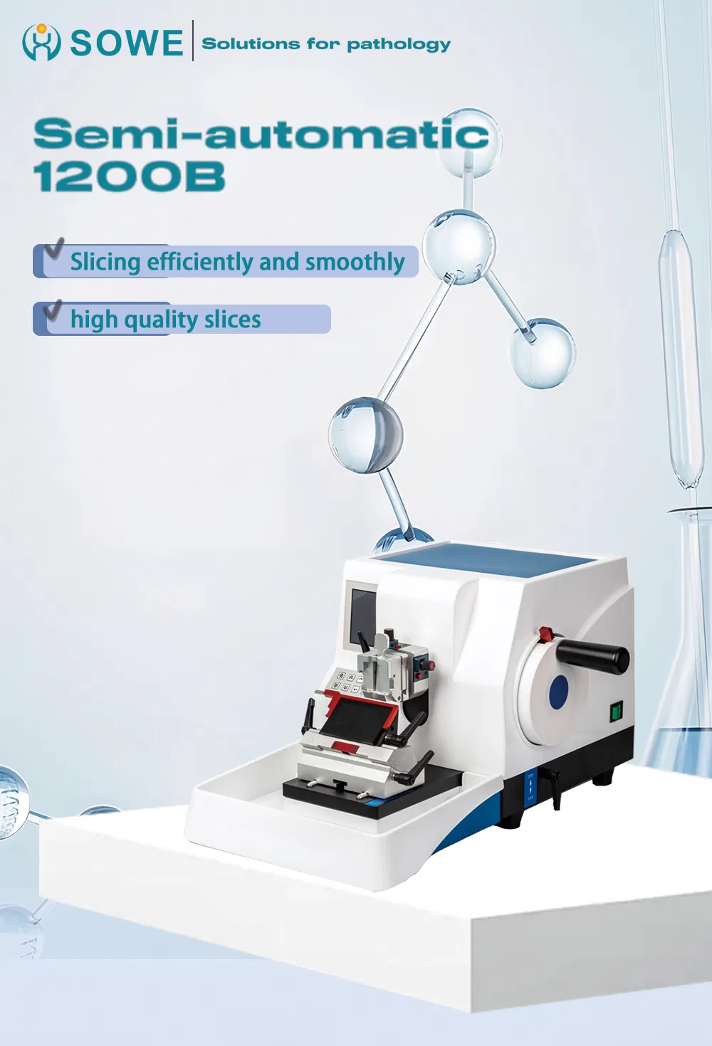 Medical Instument Mannul Micrtome Laboratory Dental Material Test Equipment Microscope Disposable Syringe Ultrasound