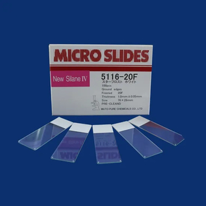 Durable Rectangular Laboratory Microscope Slides Glass for Clinical Pathology Tissue Sample Analysis