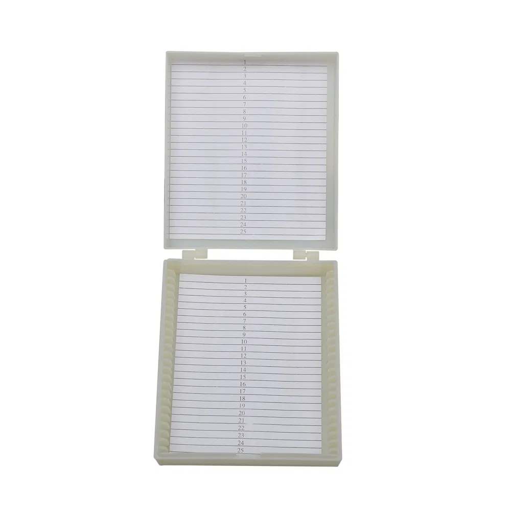 Compact Portable Sample Container Microscope Slide Storage Box Used for Laboratory Management