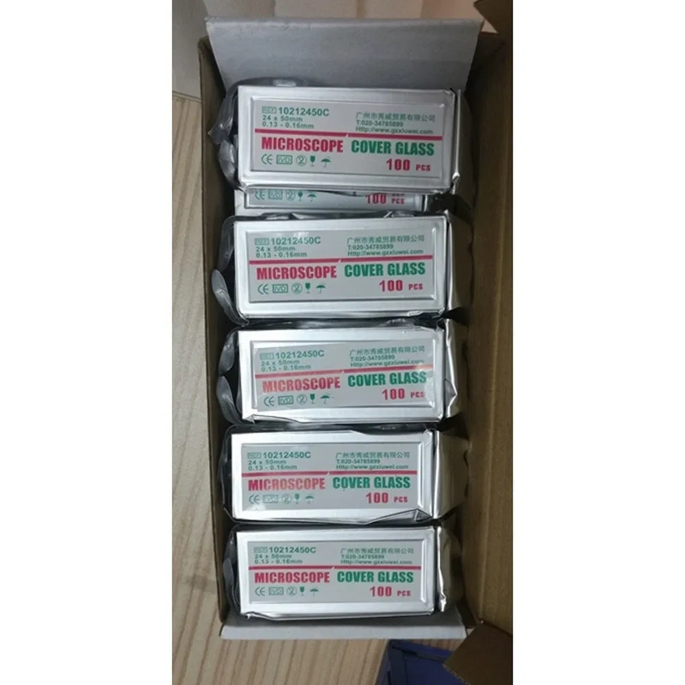 Factory Direct Sales Laboratory Microscope Cover Glass Coverslip Used for Cell Culture